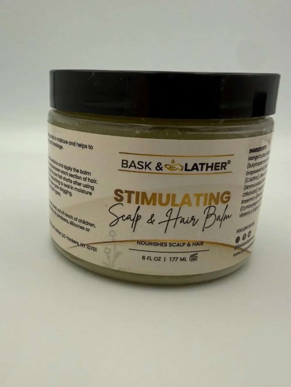 Bask & Lather Strengthen Shampoo Scalp Balm Edge Control